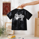 تیشرت تک بچگانه محرمی پنبه طرح Brooklyn
